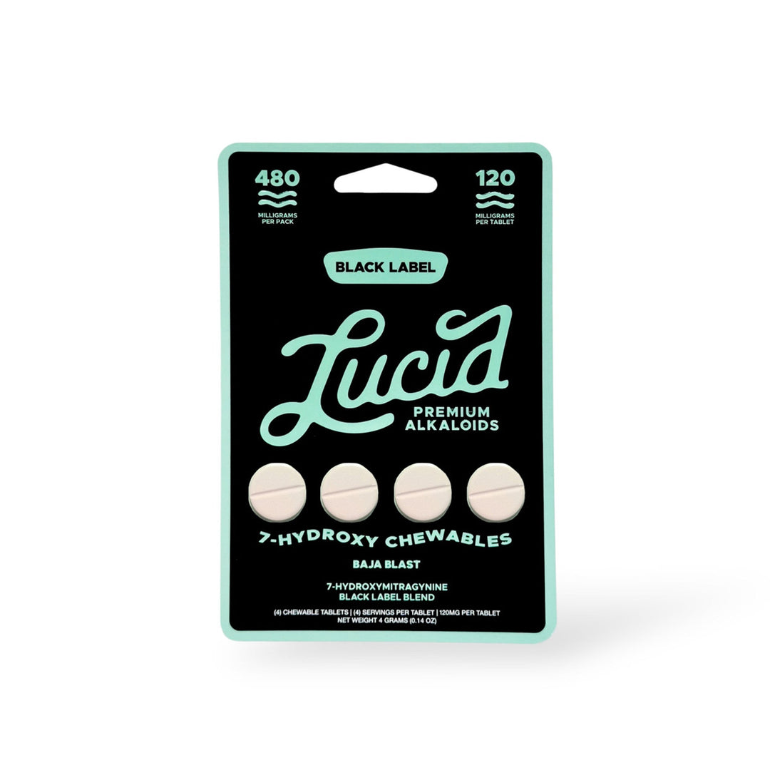 Lucid Black Label 7 - OH Tablets (480mg - 4 Count) - 7OH.com