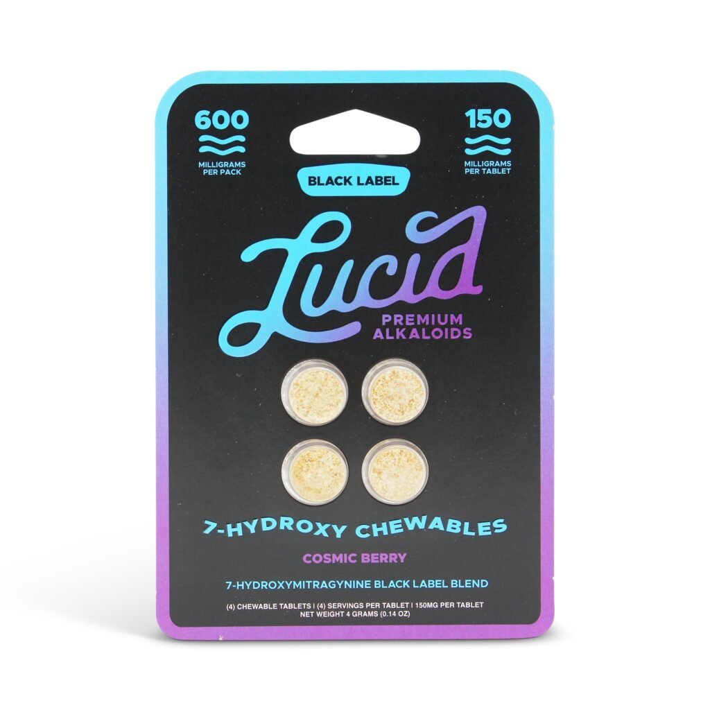 Lucid Black Label 7 - OH Tablets (600mg - 4 Count) - 7OH.com