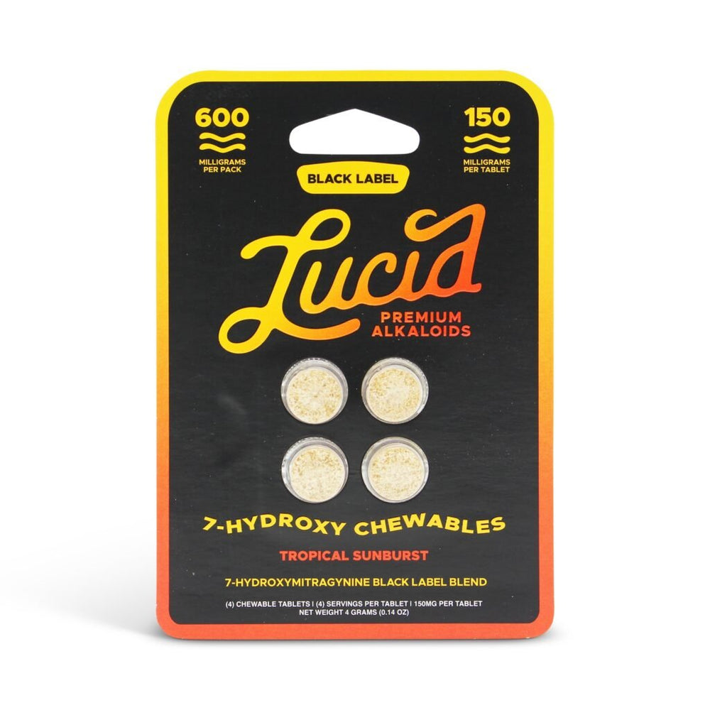 Lucid Black Label 7 - OH Tablets (600mg - 4 Count) - 7OH.com