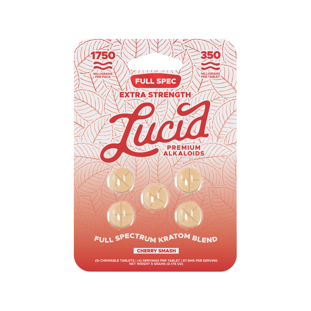 Lucid Extra Strength Full Spectrum Kratom Blend Tablets (1750mg - 5 Count) - 7OH.com