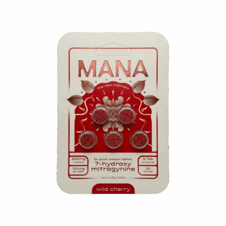 Mana 7 - OH Tablets (600mg - 5 Count) - 7OH.com