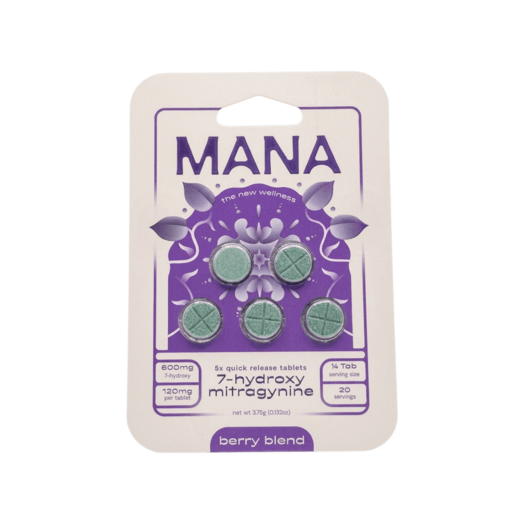 Mana 7 - OH Tablets (600mg - 5 Count) - 7OH.com