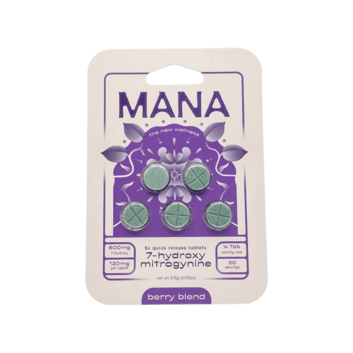 Mana 7 - OH Tablets (600mg - 5 Count) - 7OH.com