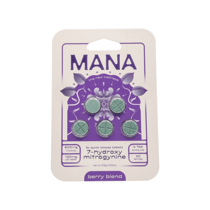 Mana 7 - OH Tablets (600mg - 5 Count) - 7OH.com