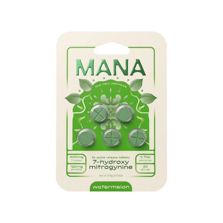 Mana 7 - OH Tablets (600mg - 5 Count) - 7OH.com