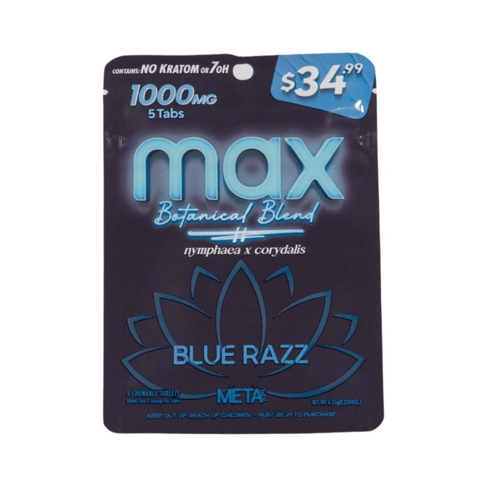 Meta Tabz MAX Botanical Blend Tablets (1000mg - 5 Count) - 7OH.com