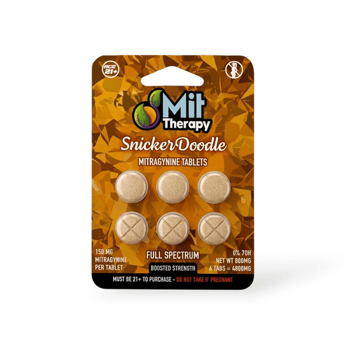 MIT Therapy Full Spectrum Mitragynine Tablets (900mg - 6 Count) - 7OH.com