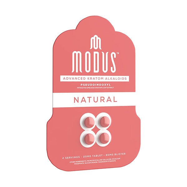 Modus Pseudoindoxyl Kratom Tablets (80mg - 4 Count) - 7OH.com
