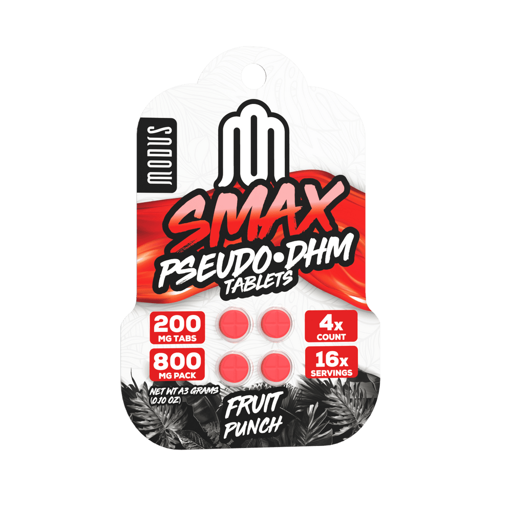 Modus SMAX Pseudo + DHM Tablets (800mg - 4 Count) - 7OH.com