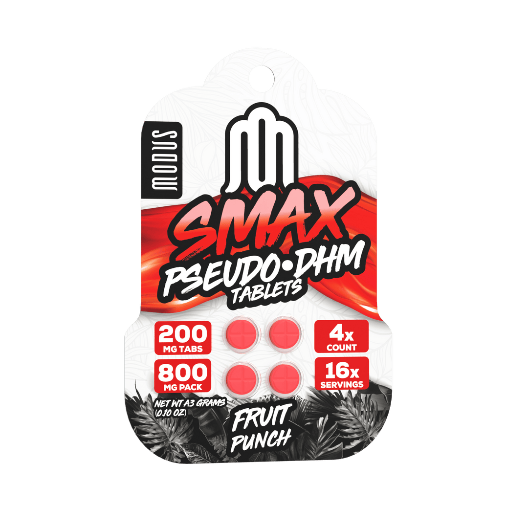 Modus SMAX Pseudo + DHM Tablets (800mg - 4 Count) - 7OH.com