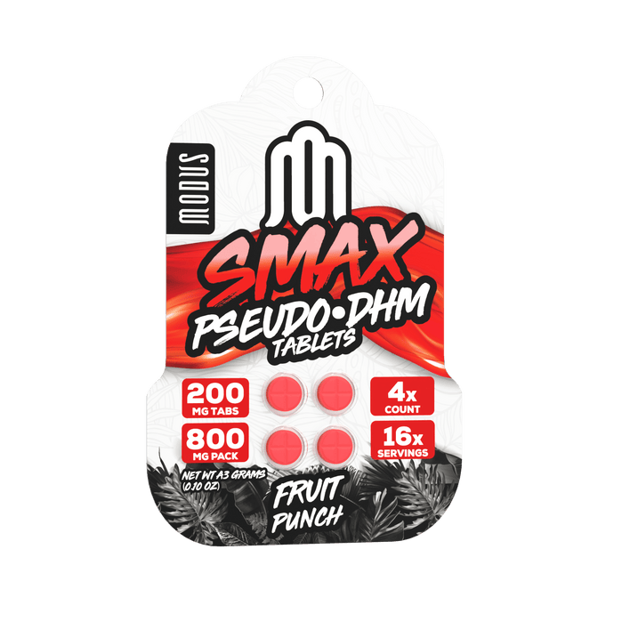 Modus SMAX Pseudo + DHM Tablets (800mg - 4 Count) - 7OH.com