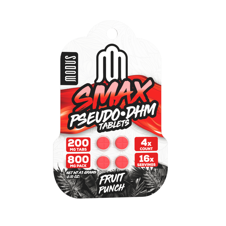 Modus SMAX Pseudo + DHM Tablets (800mg - 4 Count) - 7OH.com