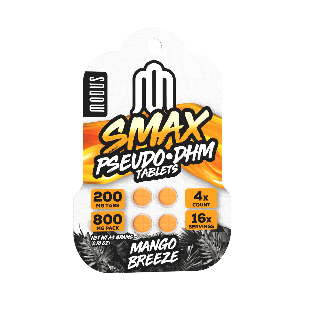 Modus SMAX Pseudo + DHM Tablets (800mg - 4 Count) - 7OH.com