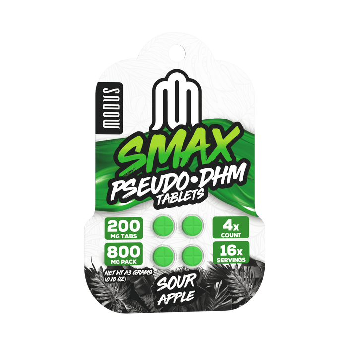 Modus SMAX Pseudo + DHM Tablets (800mg - 4 Count) - 7OH.com