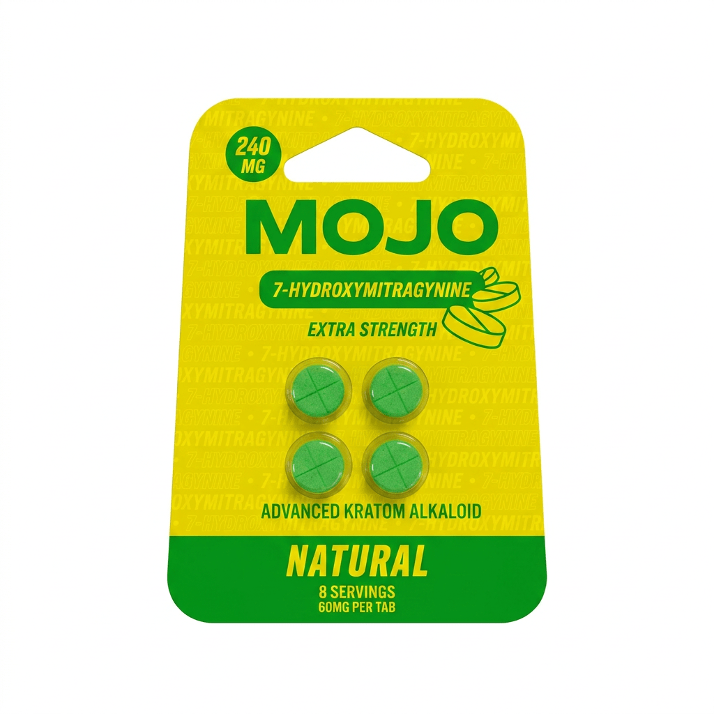 Mojo Extra Strength 7 - OH Tablets (240mg – 4 Count) - 7OH.com