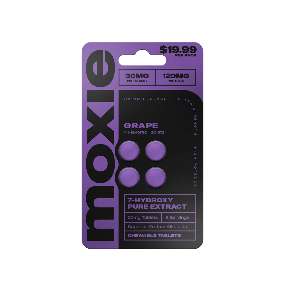 Moxie 7-Hydroxy Pure Extract Tablets (120mg - 4 Count)