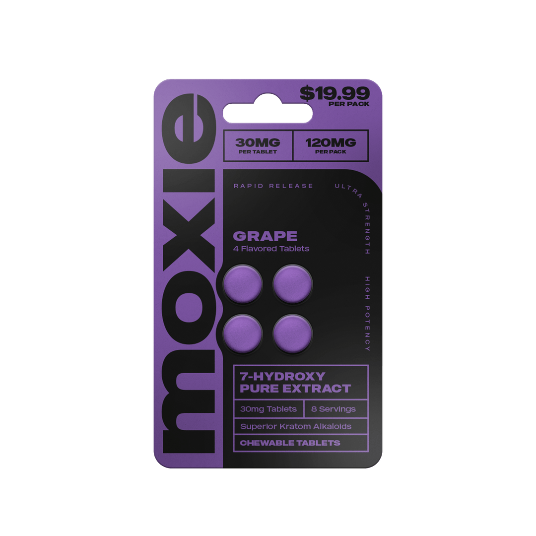 Moxie 7 - Hydroxy Pure Extract Tablets (120mg - 4 Count) - 7OH.com