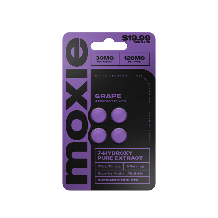 Moxie 7 - Hydroxy Pure Extract Tablets (120mg - 4 Count) - 7OH.com
