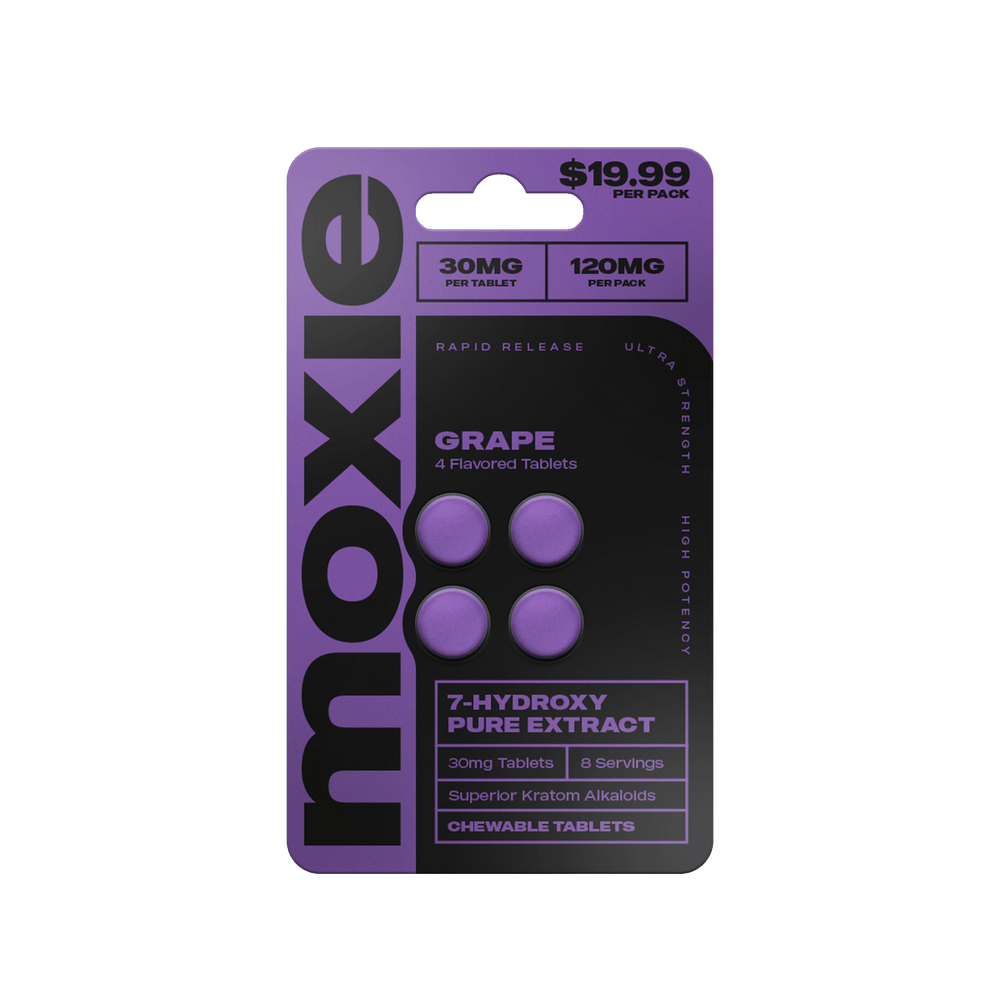 Moxie Pseudo Pure Extract Tablets (120mg - 4 Count) | BOX OF 10