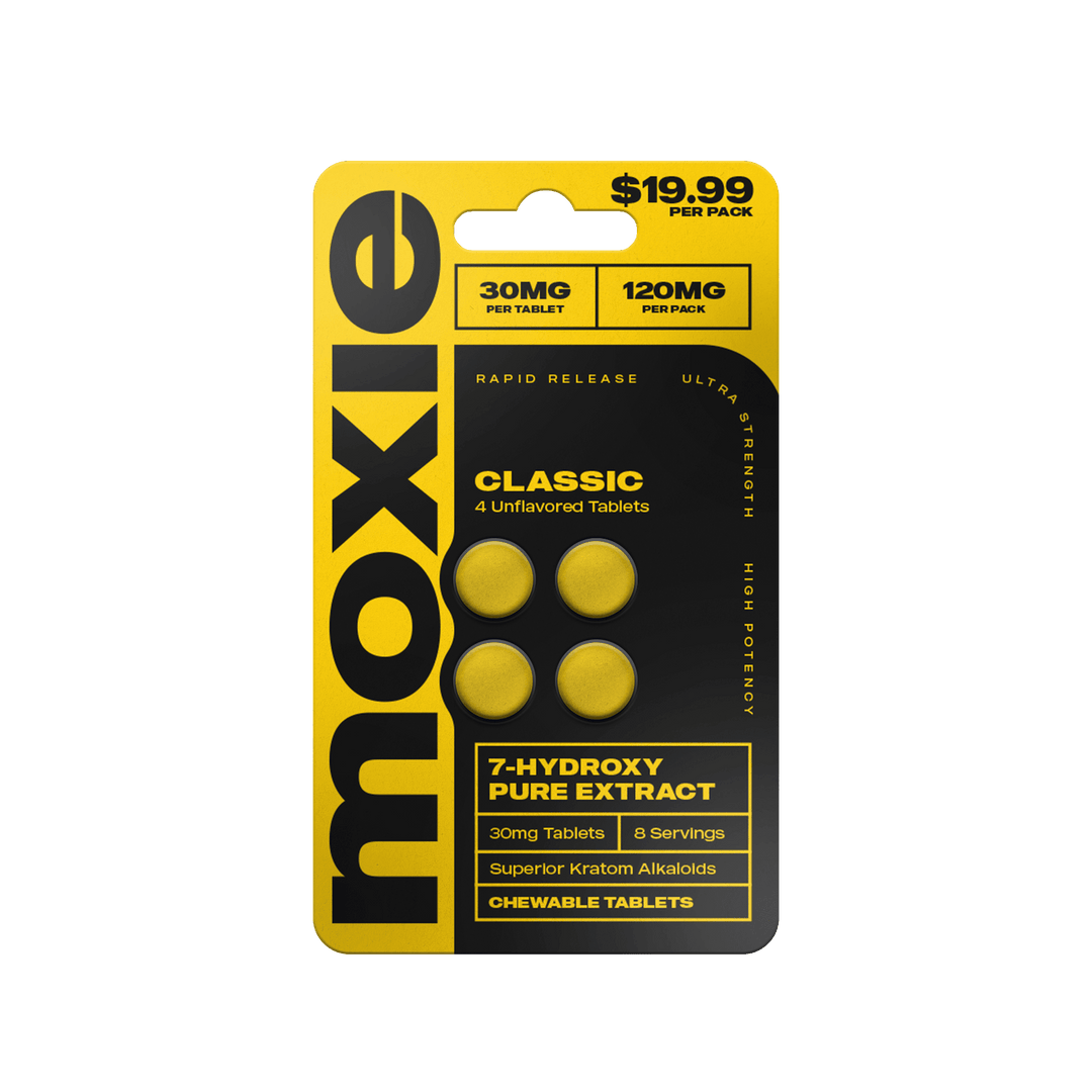 Moxie 7 - Hydroxy Pure Extract Tablets (120mg - 4 Count) | BOX OF 10 - 7OH.com