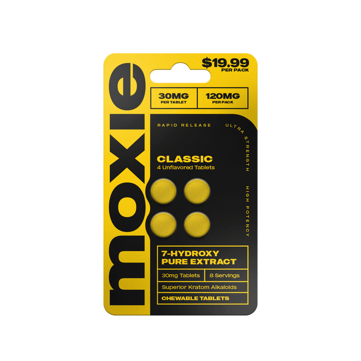 Moxie 7 - Hydroxy Pure Extract Tablets (120mg - 4 Count) | BOX OF 10 - 7OH.com