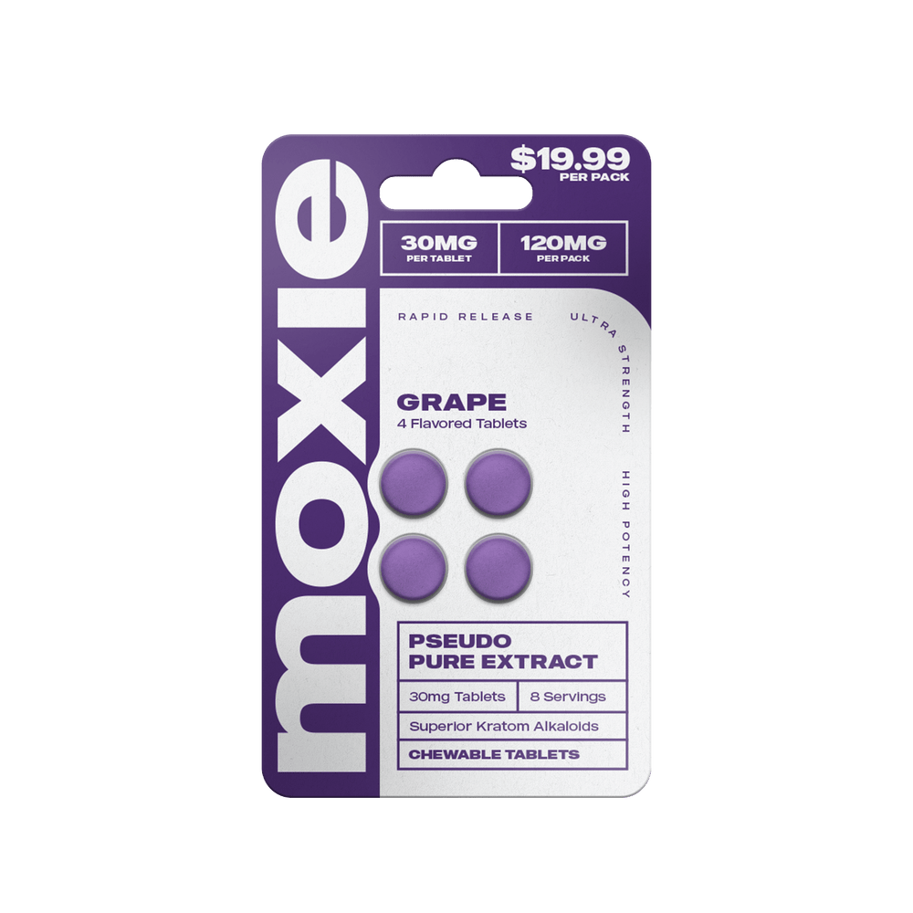 Moxie 7-Hydroxy Pure Extract Tablets (120mg - 4 Count)