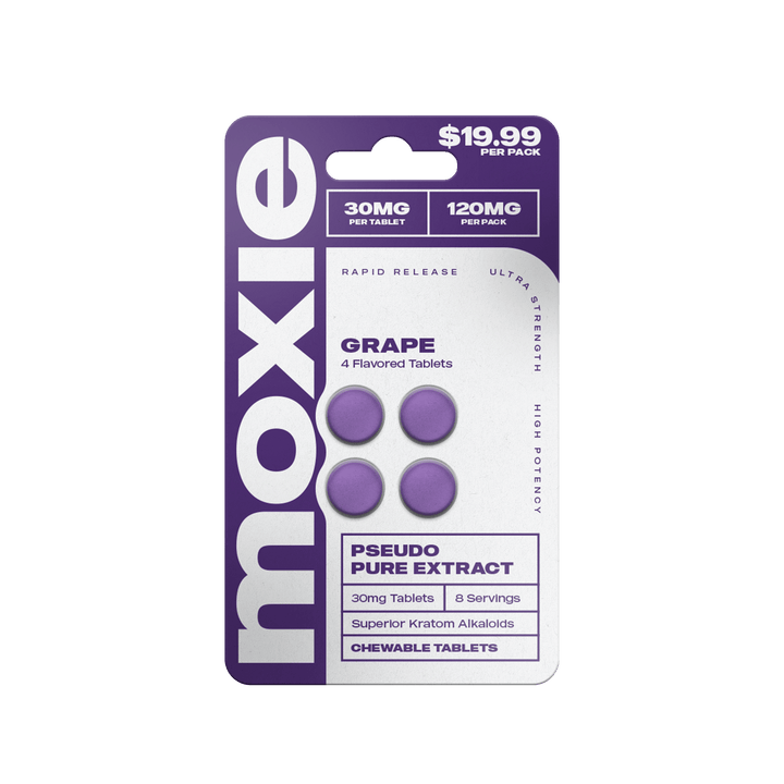 Moxie Pseudo Pure Extract Tablets (120mg - 4 Count) - 7OH.com