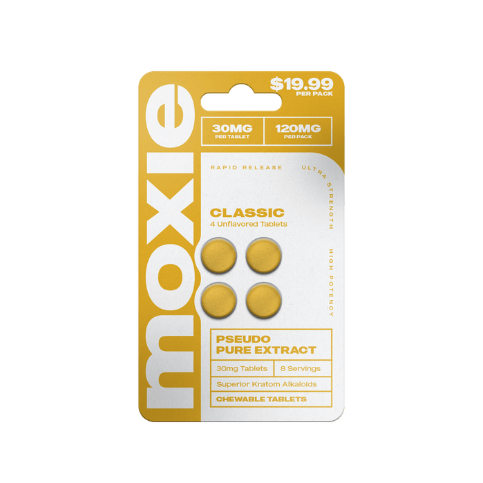 Moxie Pseudo Pure Extract Tablets (120mg - 4 Count) - 7OH.com