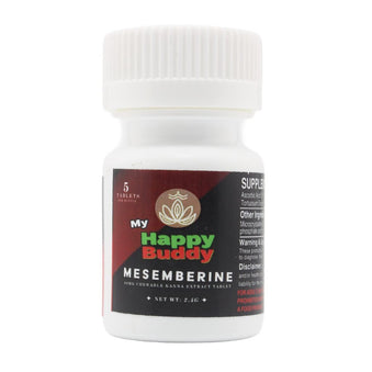 My Happy Buddy Mesembrine Kanna Extract Tablets (250mg - 5 Count) - 7OH.com