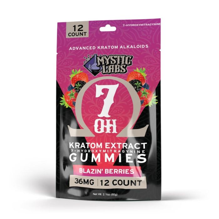 Mystic Labs 7 - OH Gummies (36mg - 12 Count) - 7OH.com