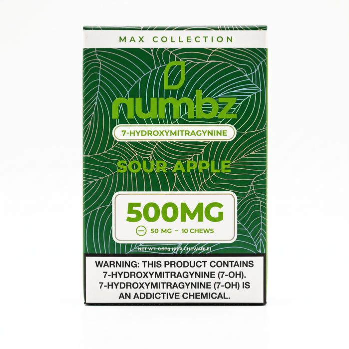 Numbz 7-OH Tablets (500mg - 10 Count) - 7OH.com