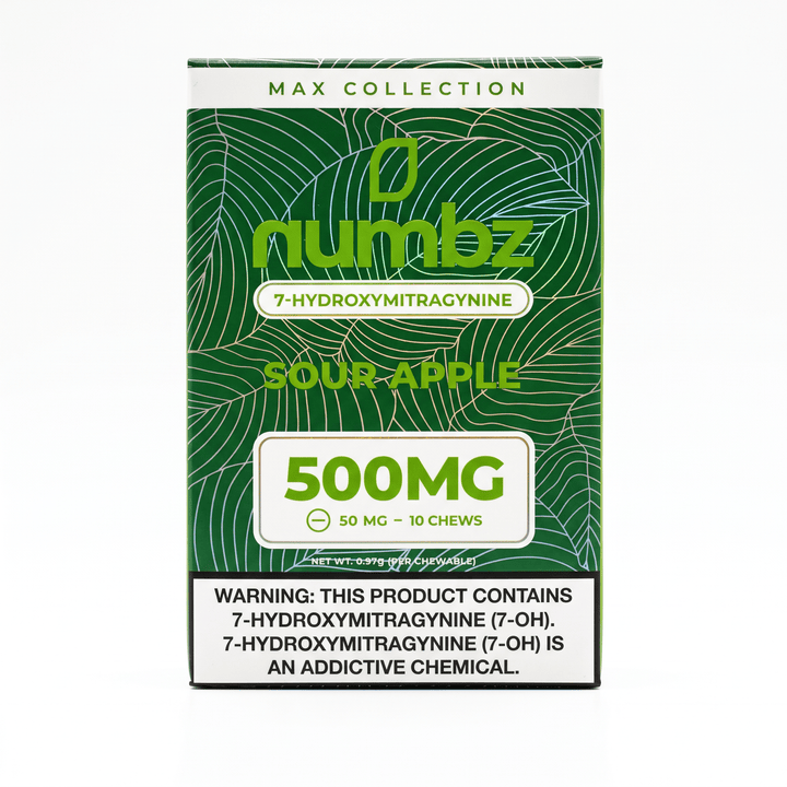 Numbz 7-OH Tablets (500mg - 10 Count) - 7OH.com