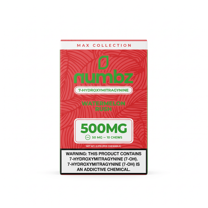 Numbz 7-OH Tablets (500mg - 10 Count) - 7OH.com