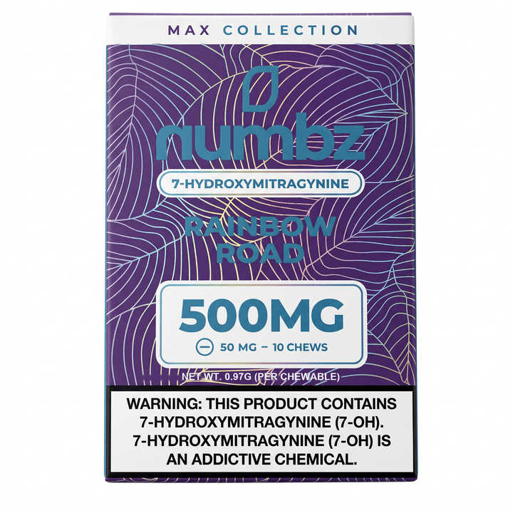 Numbz 7-OH Tablets (500mg - 10 Count) - 7OH.com