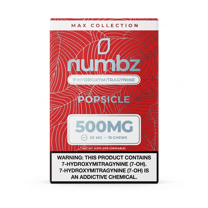 Numbz 7-OH Tablets (500mg - 10 Count) - 7OH.com