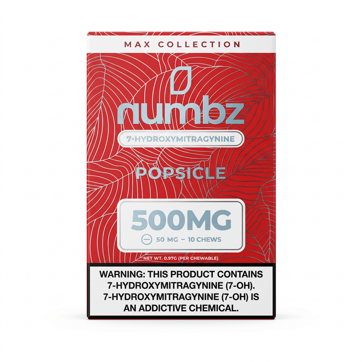 Numbz 7-OH Tablets (500mg - 10 Count) - 7OH.com