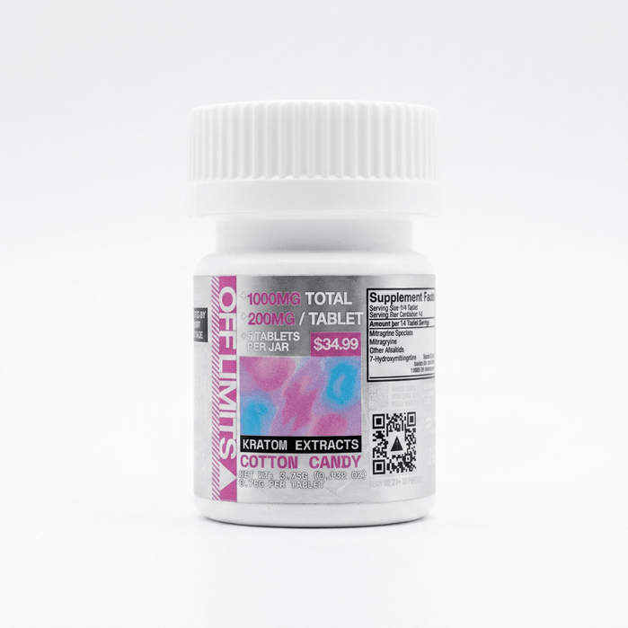 Off Limits Kratom Extract Tablets (1000mg - 5 Count) - 7OH.com