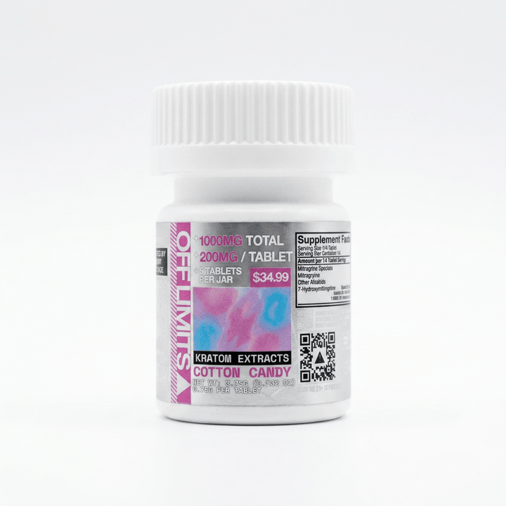 Off Limits Kratom Extract Tablets (1000mg - 5 Count) - 7OH.com