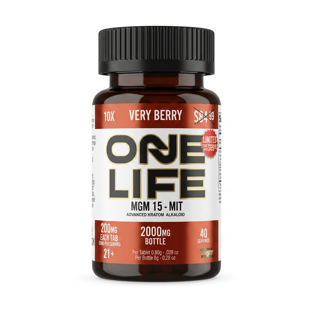 One Life by 7ORZ MGM-15 + MIT Tablets (2000mg - 10 Count) - 7OH.com