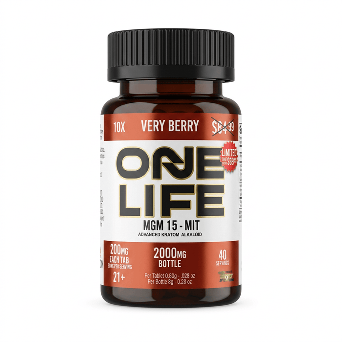 One Life by 7ORZ MGM-15 + MIT Tablets (2000mg - 10 Count) - 7OH.com
