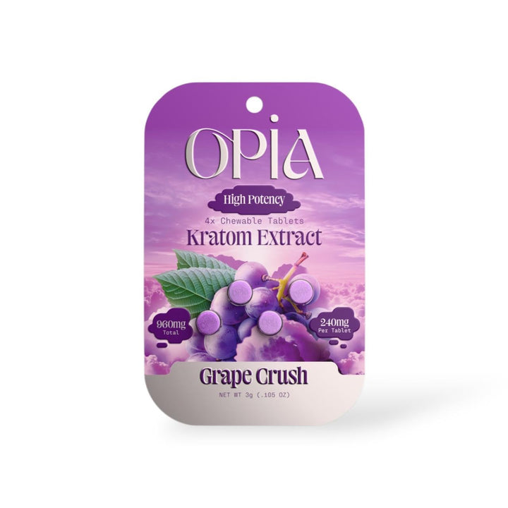 Opia High Potency Kratom Extract Tablets (960mg - 4 Count) - 7OH.com