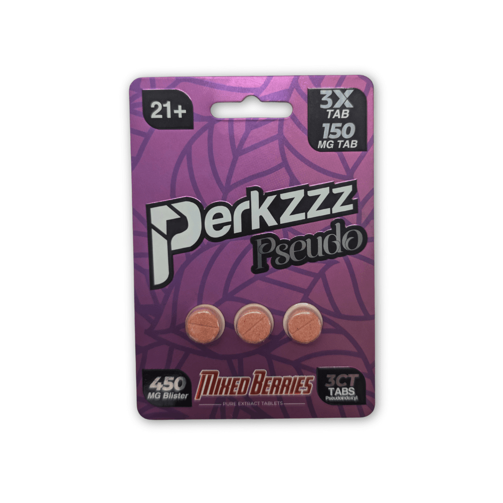 Perkzzz Pseudo Tablets (450mg - 3 Count) - 7OH.com