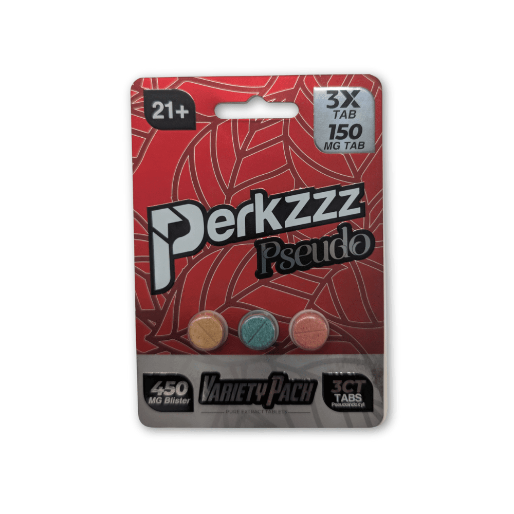 Perkzzz Pseudo Tablets (450mg - 3 Count) - 7OH.com