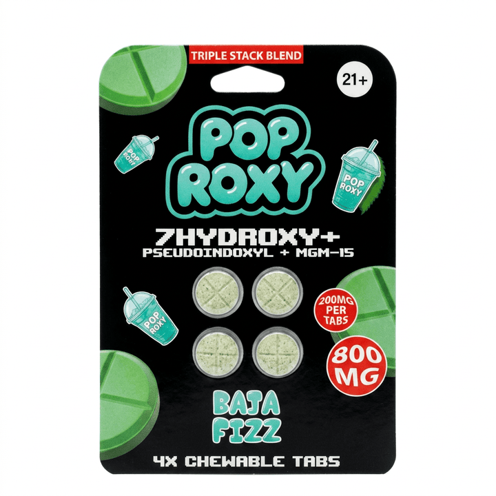 Pop Roxy 7 - OH + Pseudo + MGM Tablets (800mg - 4 Count) - 7OH.com