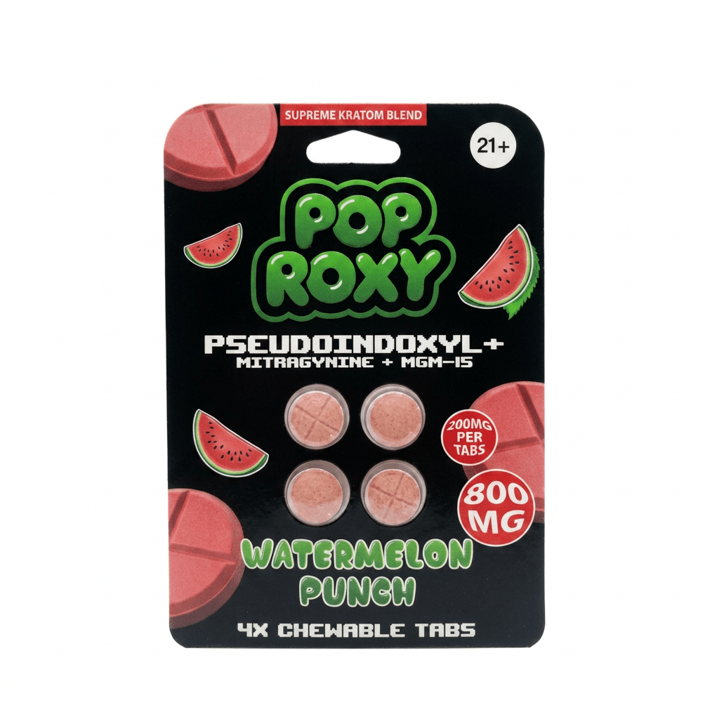 Pop Roxy Pseudo + MIT + MGM Tablets (800mg - 4 Count) - 7OH.com