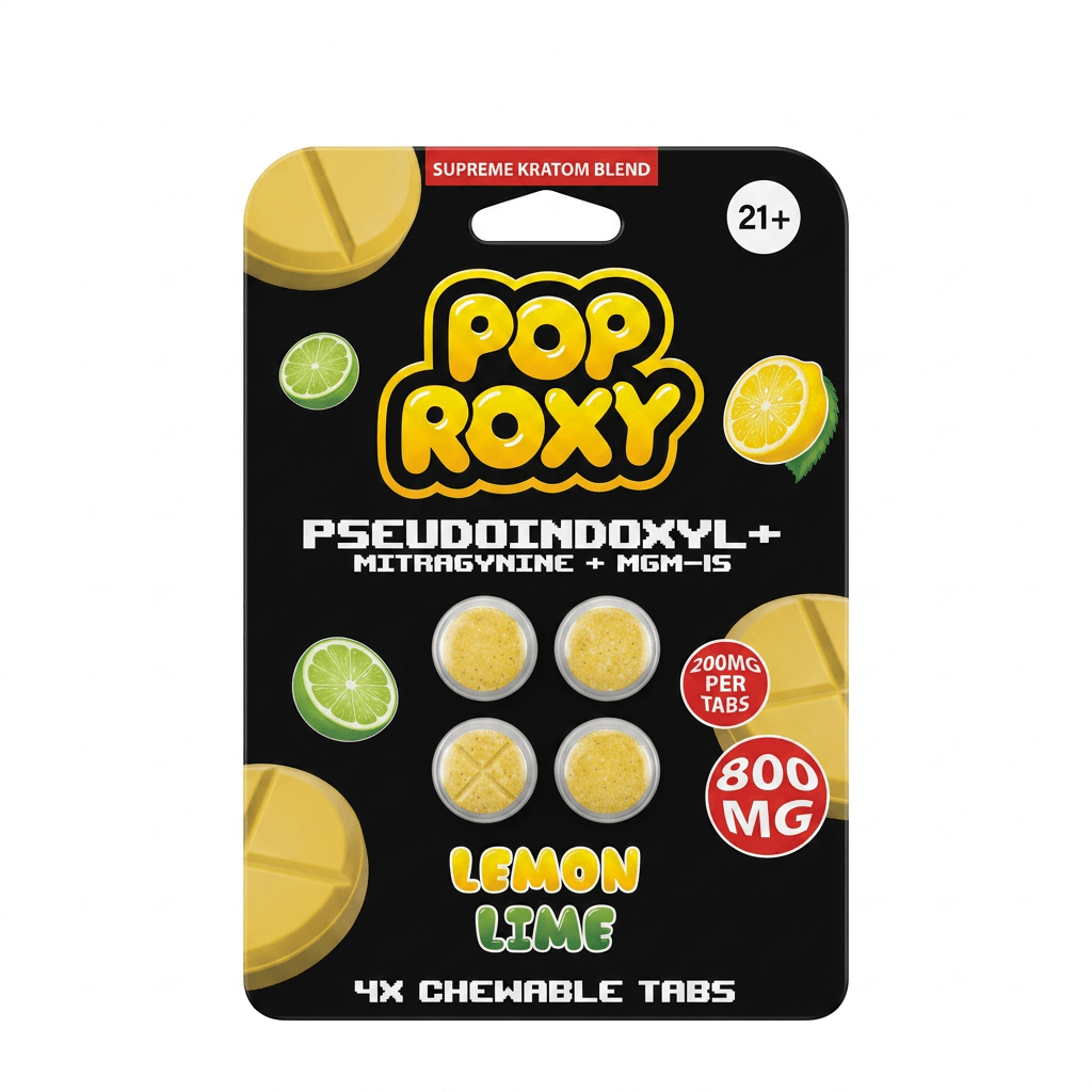 Pop Roxy Pseudo + MIT + MGM Tablets (800mg - 4 Count) - 7OH.com