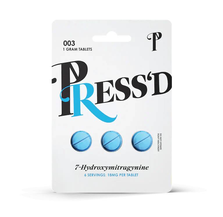 Press'd 7 - OH Kratom Tablets (54mg - 3 Count) - 7OH.com