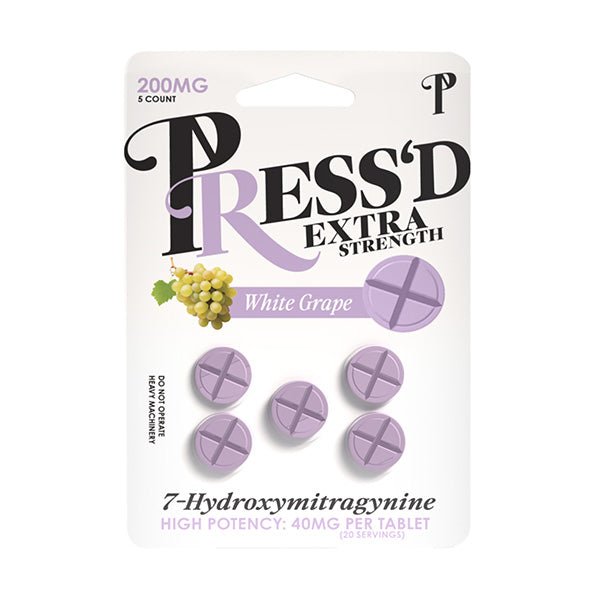 Press'd Extra Strength 7 - OH Tablets (200mg - 5 Count) - 7OH.com