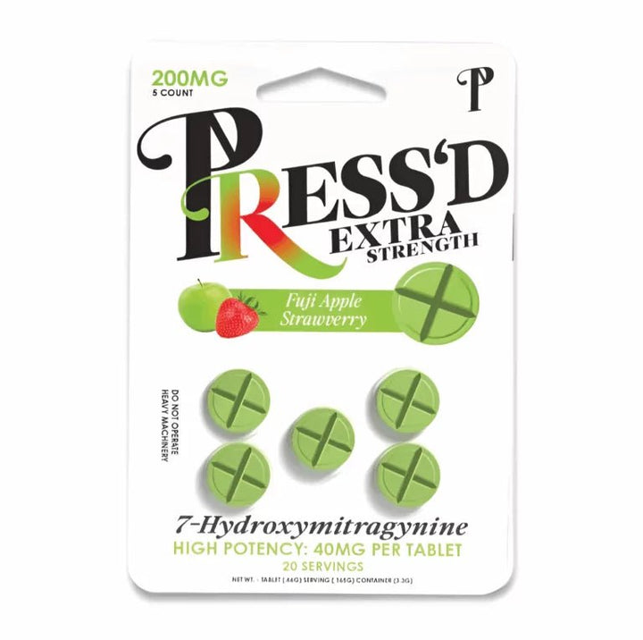 Press'd Extra Strength 7 - OH Tablets (200mg - 5 Count) - 7OH.com