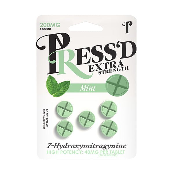 Press'd Extra Strength 7 - OH Tablets (200mg - 5 Count) - 7OH.com